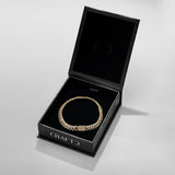Prong Link Iced Cuban Bracelet (Gold) 8mm