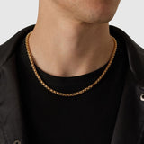 Round Box Chain (Gold) 5mm