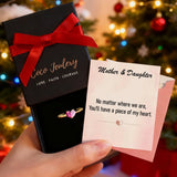 Custom Tiny Heart Birthstone Adjustable Ring-Christmas Gift