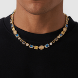 Sapphire Gemstone Necklace (Gold)