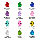 Custom Tiny Heart Birthstone Adjustable Ring-Christmas Gift