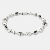 Melted Onyx Gemstone Bracelet (Silver)