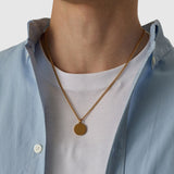 Round Totem Pendant (Gold)