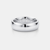 Rounded Ring (Silver) 7mm | Tungsten