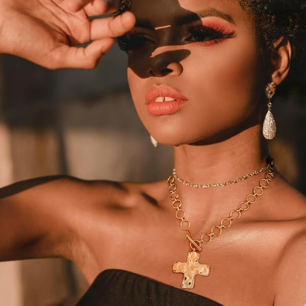 🔥💖The Eternal Hammered Necklace - GOLD