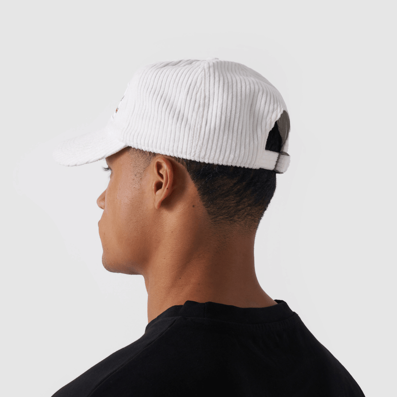 Italian Gentleman's Club Hat - Cord (White)