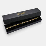 Melted Onyx Gemstone Necklace (Gold)