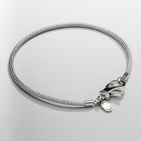 Micro Pleat Bracelet (Silver)