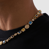 Sapphire Gemstone Necklace (Gold)