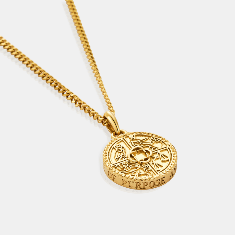 Virtues Pendant (Gold)