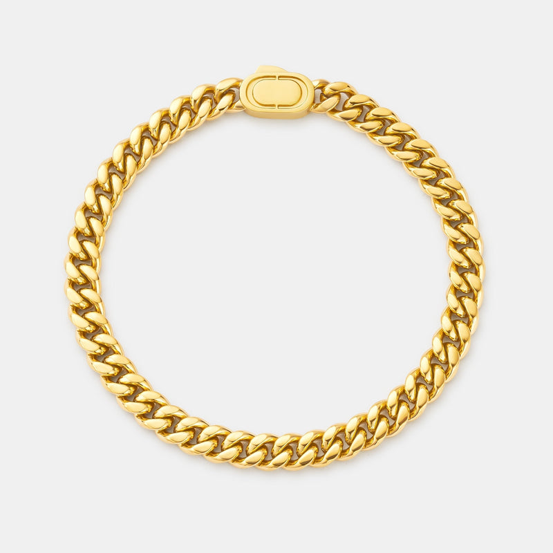 Cuban Bracelet (Gold) 6mm