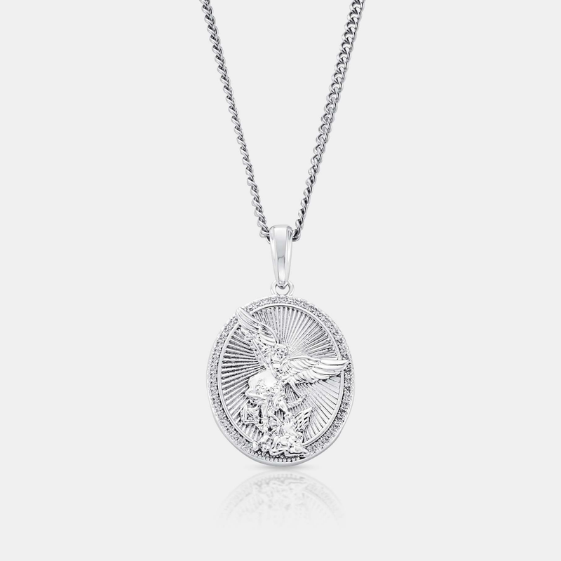 Iced St Michael (Silver)