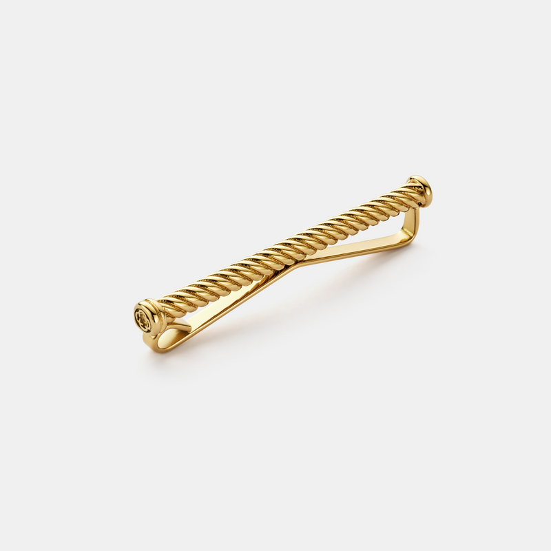 Rope Tie Clip (Gold)