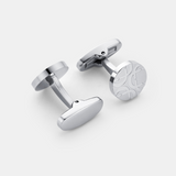 Round Cuff Links (Silver)