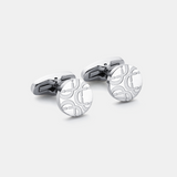 Round Cuff Links (Silver)