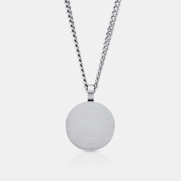 Round Totem Pendant (Silver)