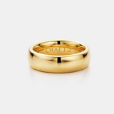 Rounded Ring (Gold) 7mm | 18ct Gold Vermeil