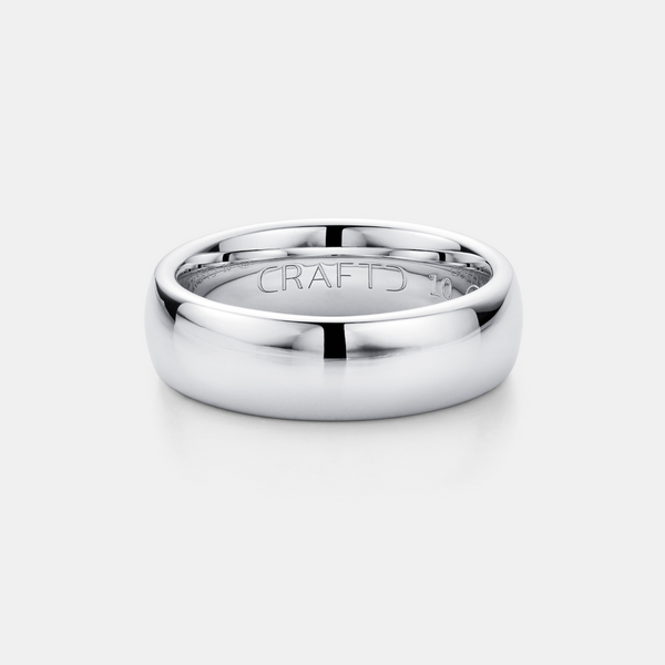 Rounded Ring (Silver) 7mm | Sterling Silver